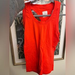 Athleta Momentum Tank - Bright Orange - Size Small